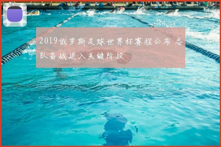 2019俄罗斯足球世界杯赛程公布 各队备战进入关键阶段